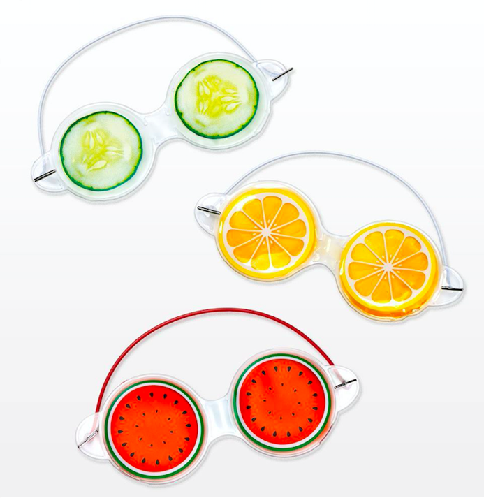 Fruit Masks Collection, fruit lovers, cucumber, orange, watermelon lovers